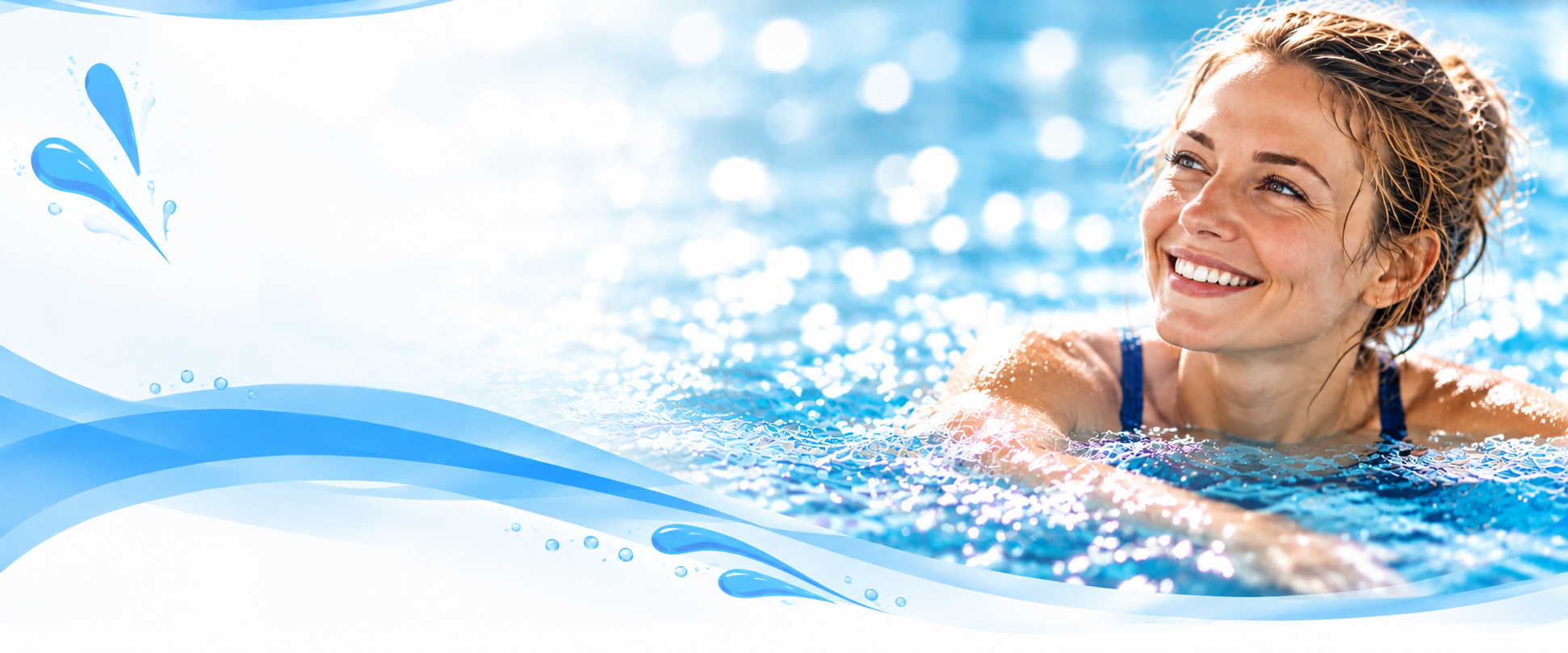 Erwachsene Person beim Schwimmen